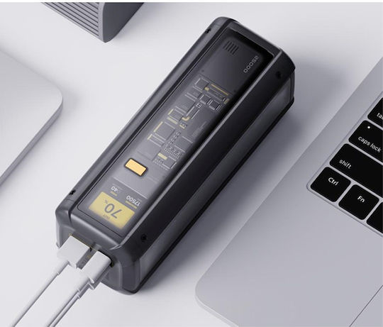 Xiaomi HyperCharge P03MI Baterie Externă 25000mAh 212W cu Port USB-A și 2 Porturi USB-C Power Delivery / Încărcare Rapidă Transparentă