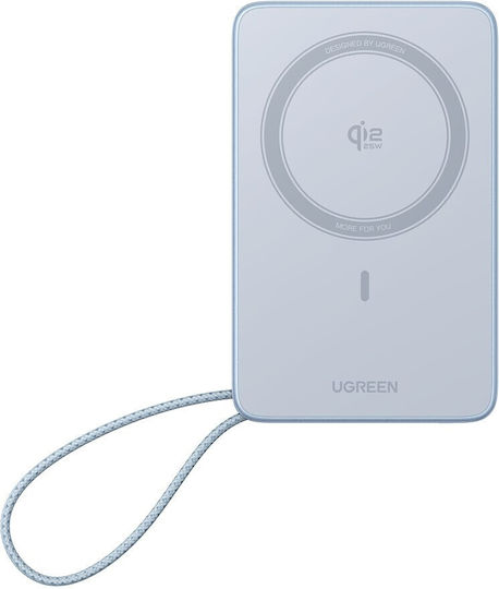 Ugreen PB773 MagSafe Qi2 Външна Батерия 10000mAh 25W Power Delivery / Бързо Зареждане / PPS Сива