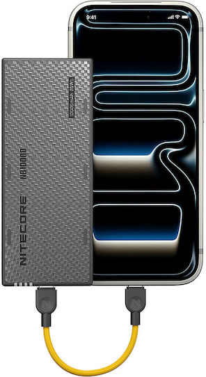 NiteCore NB10000 Power Bank 10000mAh cu 2 Porturi USB-C Negru