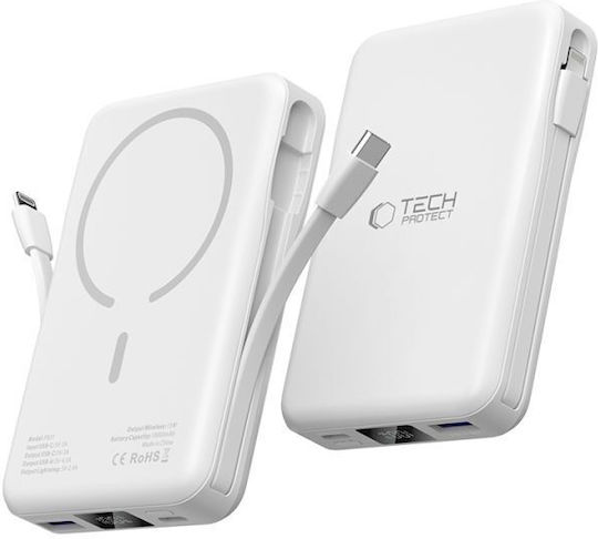 Tech-Protect PB31 Lifemag MagSafe Powerbank 10000mAh 15W Ladeleistung Schwarz