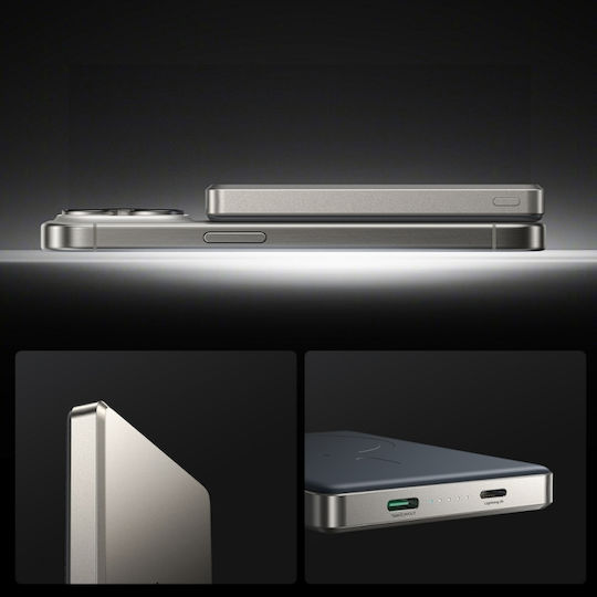Joyroom JR-PBM08 Pro MagSafe Power Bank 10000mAh 22.5W with 2 USB-C Ports Titanium