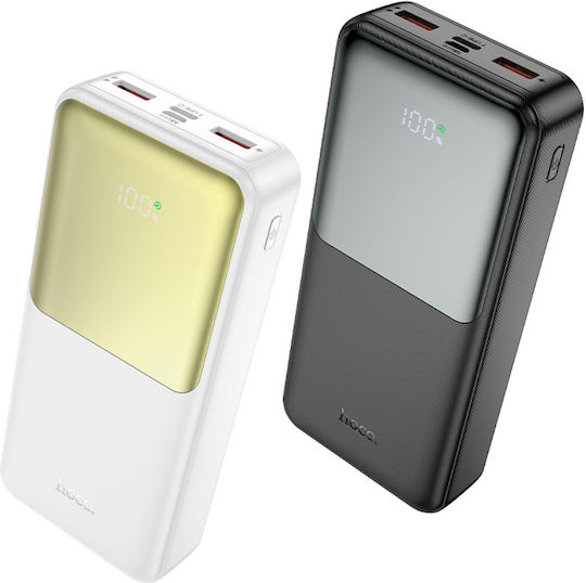 Hoco J136A Power Bank 20000mAh 22.5W mit 2 USB-A Ausgangsanschlüsse und USB-C Ausgangsanschlüsse Power Delivery / Schnellladung Schwarz