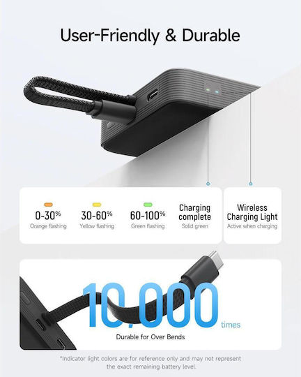 Cuktech CP132ML MagSafe Power Bank 10000mAh 22,5W Ladeleistung Schwarz