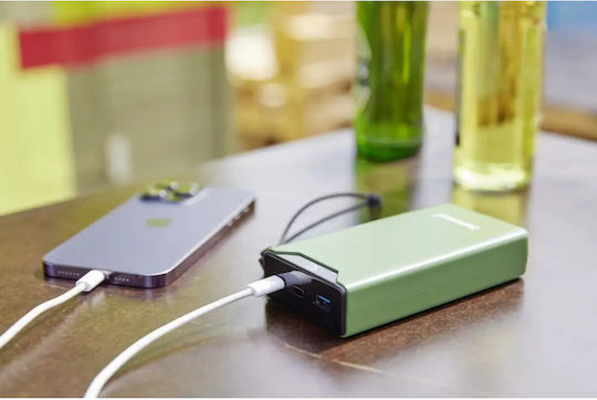 Intenso F20000 Power Bank 20000mAh Cu Port USB-A Și Port USB-C Power Delivery / Încărcare Rapidă Verde