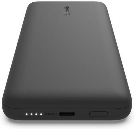 Belkin Boost Charge Plus Power Bank 10000mAh 18W mit USB-C Ausgangsanschlüsse Power Delivery Schwarz