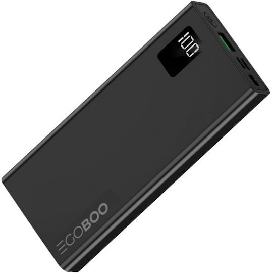 Egoboo Power Bank 10000mAh 10W Schwarz