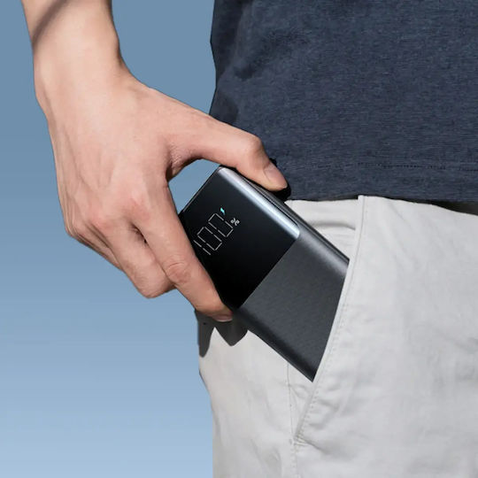 Joyroom JR-PBF20 Power Bank 10000mAh 25W mit 2 USB-A Ausgangsanschlüsse und USB-C Ausgangsanschluss Power Delivery / Schnellladung Schwarz