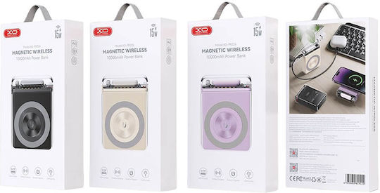 XO PR226 Външна Батерия 10000mAh 18W с USB-A Изходен Порт Power Delivery Бързо Зареждане PPS Черна