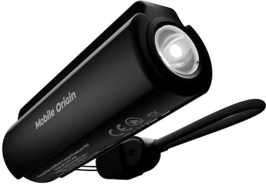 Mobile Origin PB7 with Flashlight and USB-C Cable Power Bank 5000mAh 12W Черен