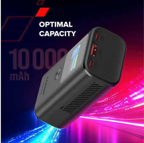 Canyon OnPower 130 10000mAh 30W cu Port USB-A și 2 Porturi USB-C Gri Închis
