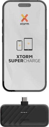 Xtorm Go2 PowerShot 5000mAh 20W mit USB-C Ausgangsanschlüsse Schwarz