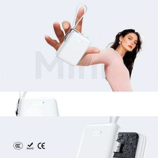 Joyroom JR-PBF27 Pro Power Bank 10000mAh 30W Power Delivery Weiß
