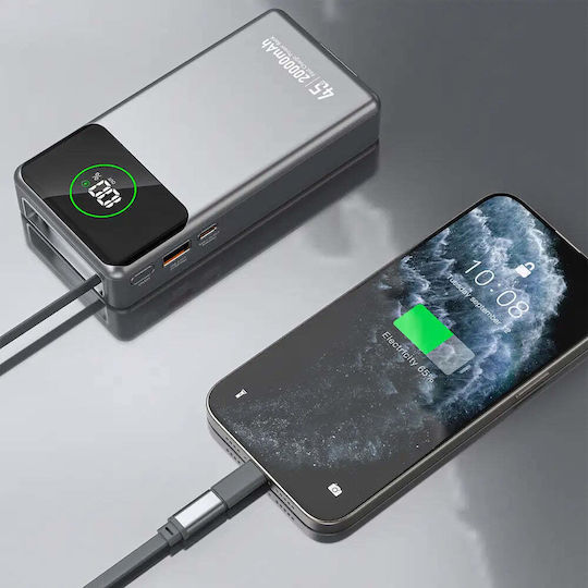 Dudao K31 Pro Power Bank 20000mAh 22.5W mit USB-C Ausgangsanschlüsse Power Delivery / Schnellladung Graues