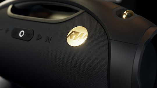 PEAQ PPA 600 Robbie Williams Edition Bluetooth Lautsprecher 60W mit Betriebszeiten bis zu 8 Stunden Schwarze