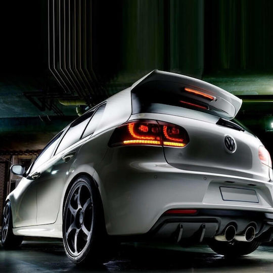 Vland Тъмно Тонирани Задни Светлини LED Volkswagen Golf VI Full Dynamic GTI R20 Look Тъмно Червено/Тъмно Тонирани 08-12 4 Бройки