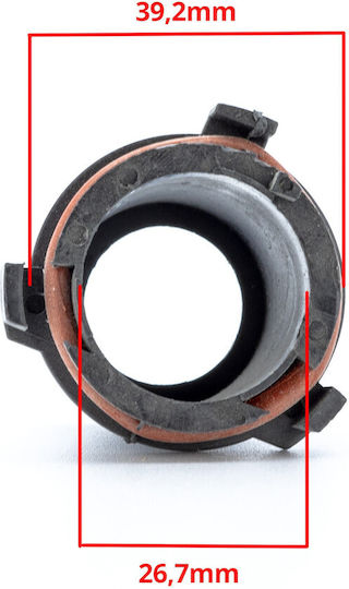 Einparts Xenon H7 Car Lamp Adapter for Opel Astra / Zafira