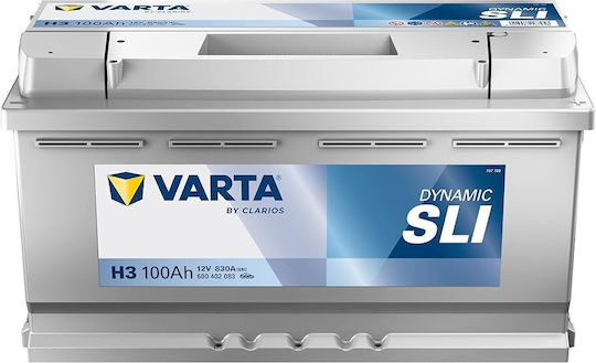 Varta Car Battery with Capacity 100Ah and CCA 830A