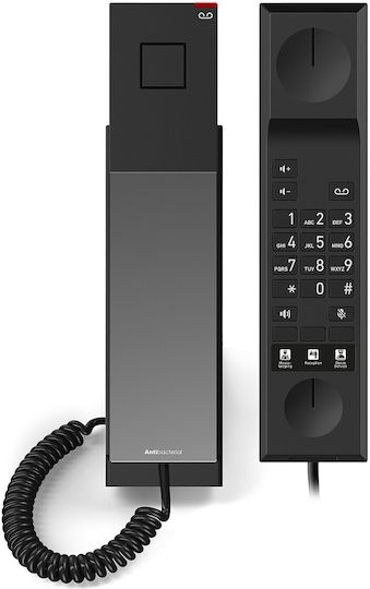 Snom С кабел Телефон IP Черен