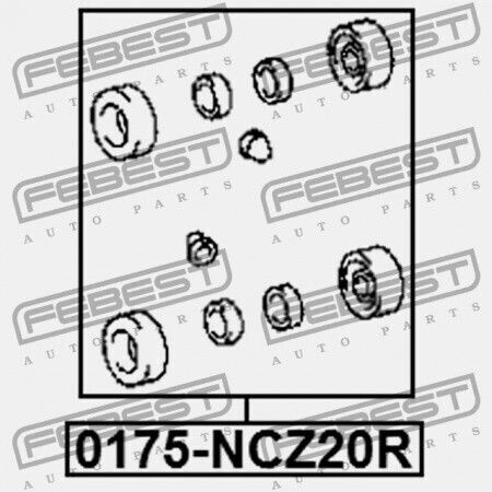 Febest Febest Für Toyota Corolla Autoteile für den Motor