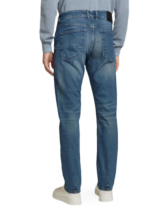 Gabba Мъжко Джинсово Панталон Relaxed Tapered Кройка Средносиньо Gabba Мъжко Джинсово Панталон Relaxed Tapered Кройка Средносиньо