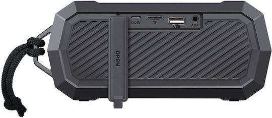 Defender Octagon Ηχείο Bluetooth 5W με Ραδιόφωνο και Διάρκεια Μπαταρίας έως 5 ώρες Μαύρο