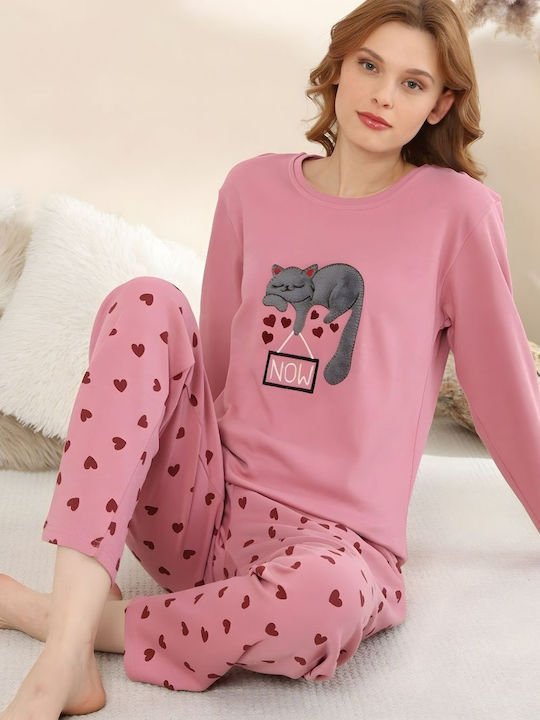 Boyraz Winters Damen Pyjama-Set Rose Boyraz
