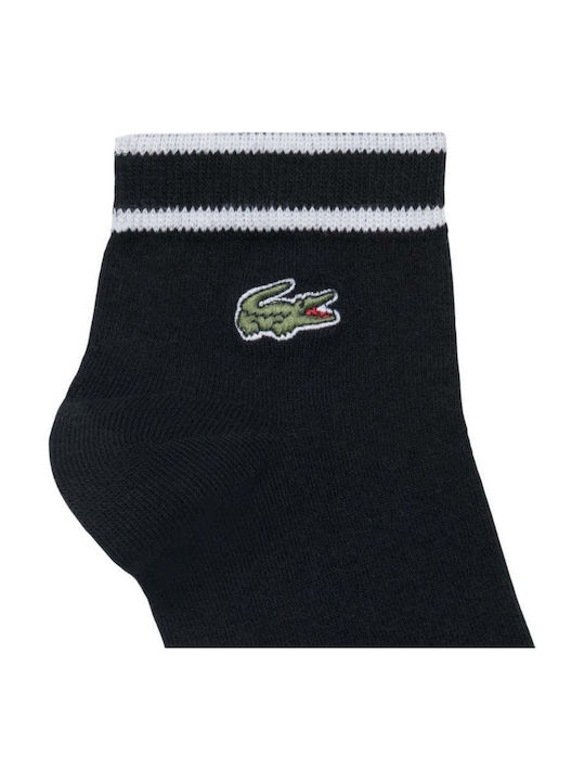 Lacoste Men's Pattern Socks Black 2Pack Lacoste Men's Pattern Socks Black 2Pack