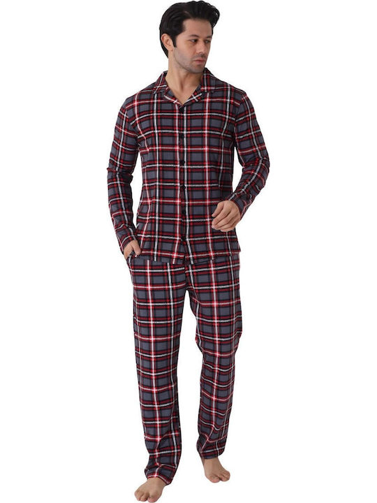 Boyraz Sommer Herrenpyjama Mehrfarbig
