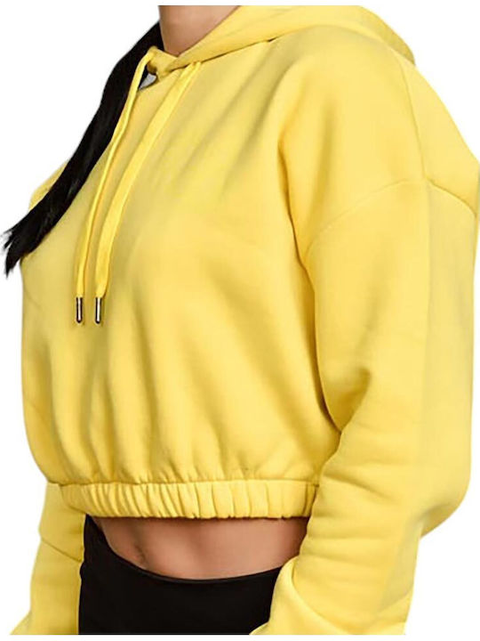Cropped Women's Hooded Sweatshirt Moment Loose