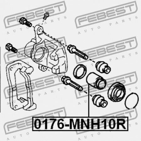 Έμβολο Δαγκάνας Πίσω Φρένου Toyota Alphard Mnh10 2003.12-2008.04 Gr 47731-28090