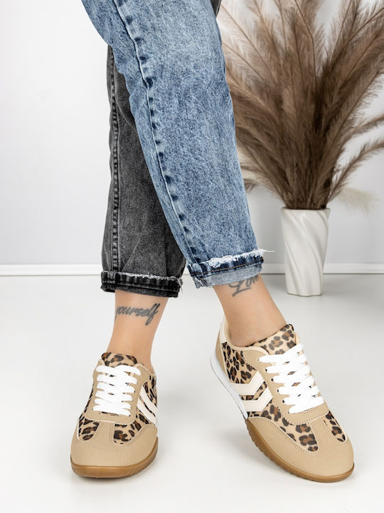 Adidași Flatforms Pentru Femei Leopard