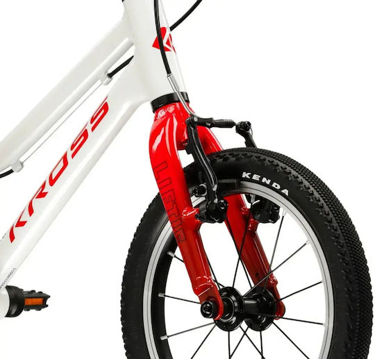 Kross Bicicletă Copii BMX Albă 14"