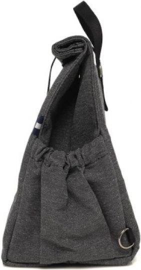 The Lunch Bags School Insulated Handheld Lunch Bag 8 Litre Grey 26x19x28cm