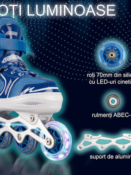 Role Inline Reglabile Start Mărimea M 34 37 Roz