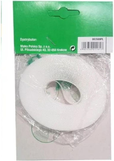 Velcro Самозалепваща Лента с Кука и Примка Бяла 5.6mx15mm