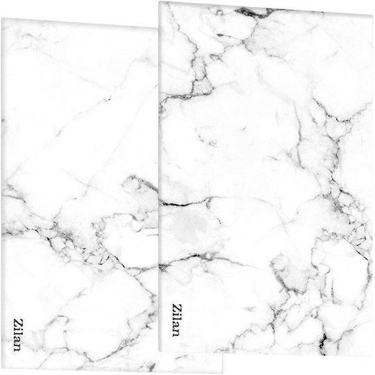 Schneidebretter Set Glas Transparent 30x52cm 2 Stück