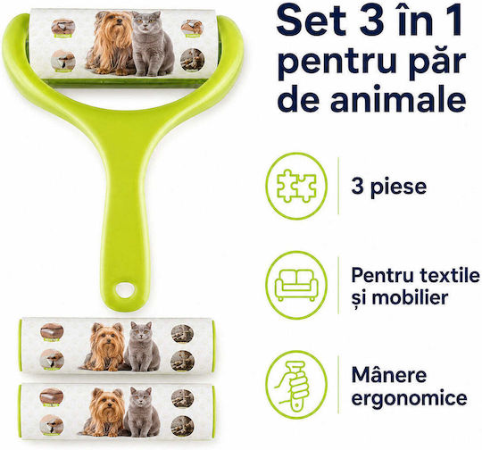 Role Pentru Păr În Culoare Verde 3 Bucăți