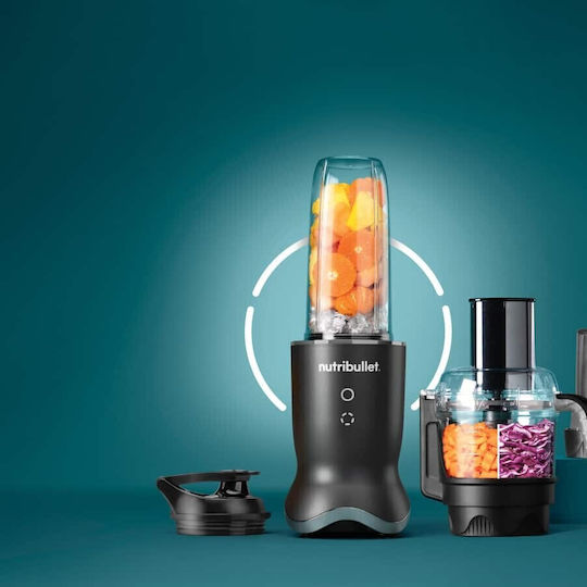NutriBullet Ultra Plus+ Блендер с Кана Tritan 900 мл 1200W Сребрист
