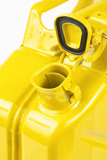 Fuel Canister Made Steel Sheet Capacity 20l Yellow Valpro