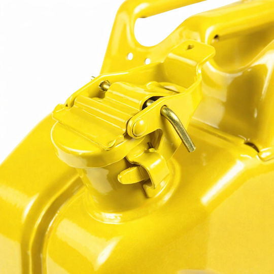 Fuel Canister Made Steel Sheet Capacity 20l Yellow Valpro