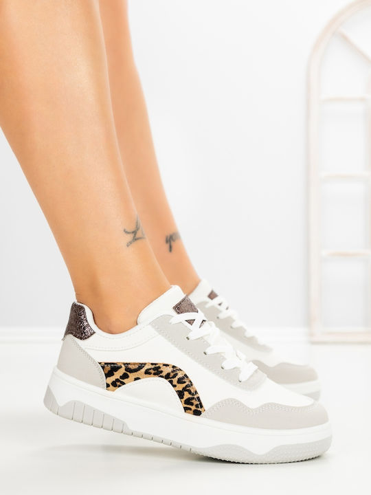 Adidași Flatforms Pentru Femei Gri