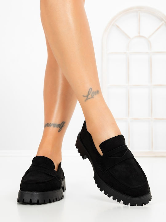 Mocasini Dama Negru