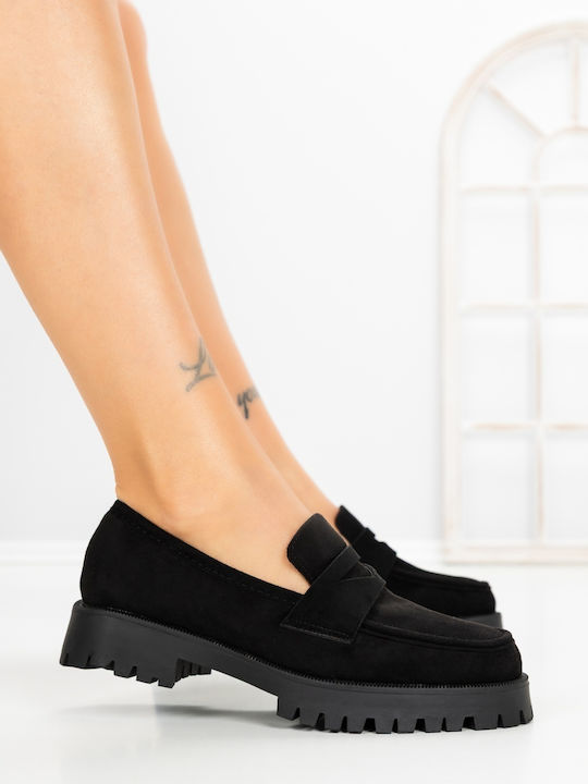 Mocasini Dama Negru