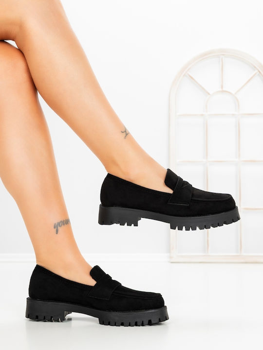 Mocasini Dama Negru