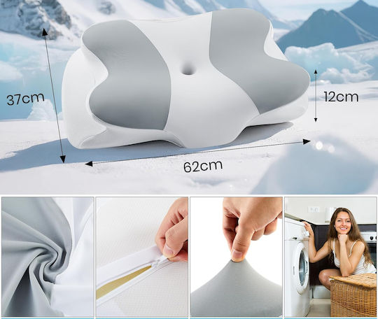 Medizinisches Nacken-Kissen Memory-Schaum 62x37cm