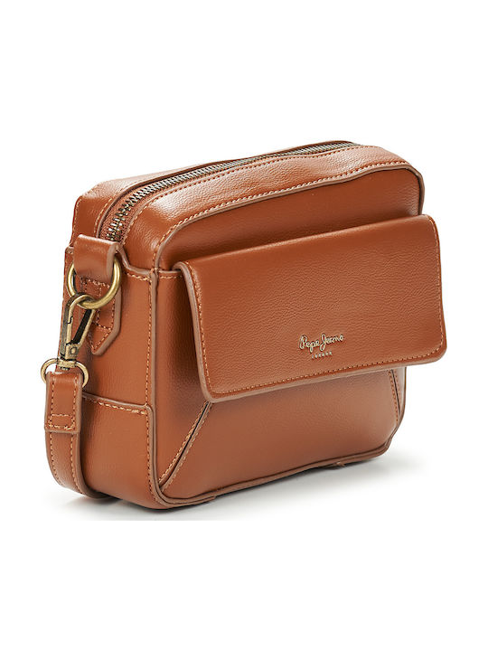 Alma Hexia Damen Schultertasche Braun