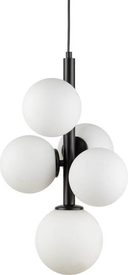 Sigma Sigma Deckenleuchte Schwarz Für 5 Lampenbirnensockel G9 30x100cm