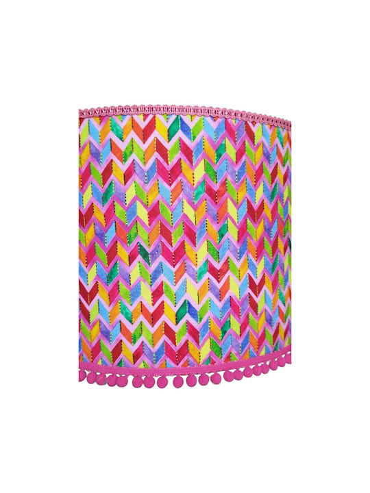Φωτιστικό Δαπέδου Dark Pink Trigon Διαστάσεις 35*25 Oxygen Lampshades
