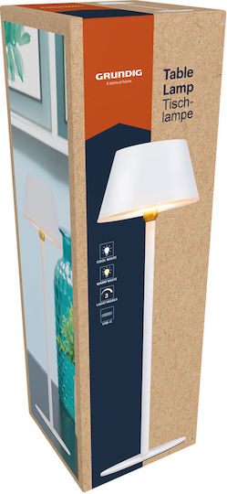 Grundig Διακοσμητικό Φωτιστικό LED Θερμό Λευκό 3000K 10x10x32εκ.