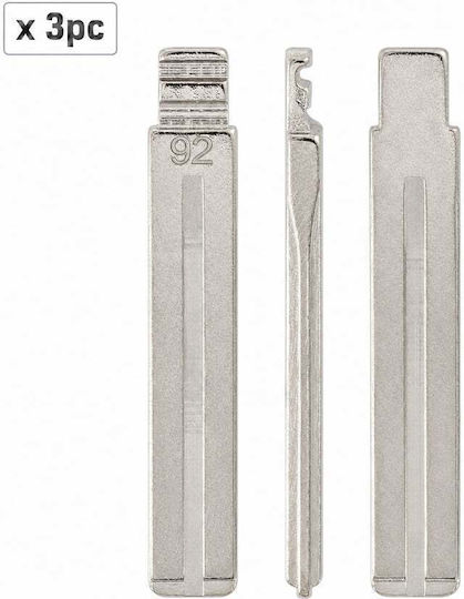 Set 3 Car Key Blades 92# Hy22 Hyundai Kia